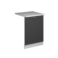Vicco Pannello frontale della lavastoviglie Landhaus antrazit-oro 60 cm , PL Marmo