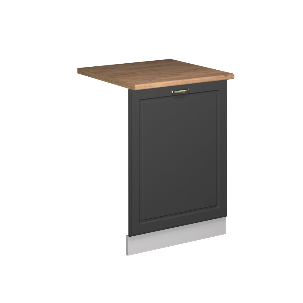 Vicco Pannello frontale della lavastoviglie Landhaus antrazit-oro 60 cm , PL Rovere