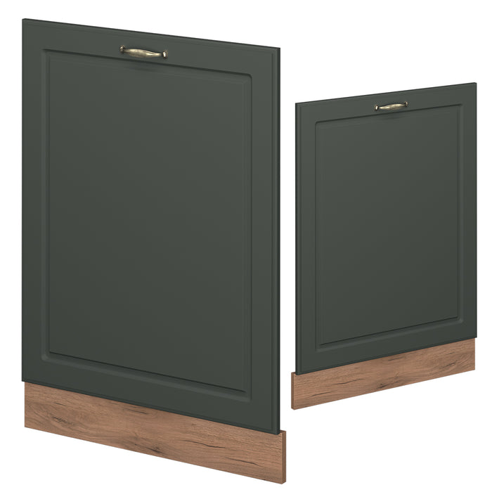 Vicco Pannello frontale della lavastoviglie Verde-oro Country House 60 cm , PL Rovere