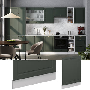 Vicco Pannello frontale della lavastoviglie Verde-oro Country House 60 cm senza piano di lavoro