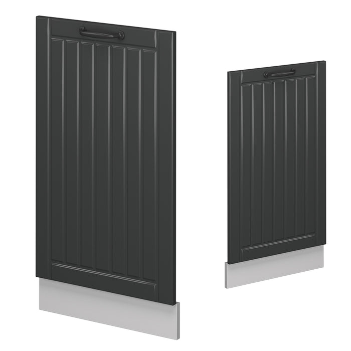 Vicco Pannello frontale della lavastoviglie Antracite casa di campagna 45 cm senza piano di lavoro