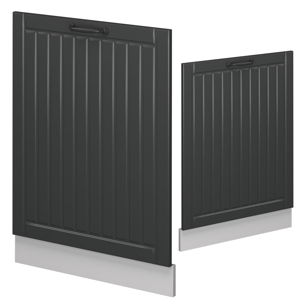 Vicco Pannello frontale della lavastoviglie Antracite casa di campagna 60 cm senza piano di lavoro