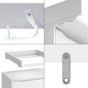 Vicco Piano fasciatoio Bianco 60 x 76 cm