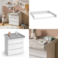 Vicco Accessorio per il fasciatoio Bianco 80 x 76 cm