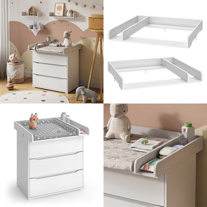 Vicco Accessorio per il fasciatoio Bianco 80 x 76 cm