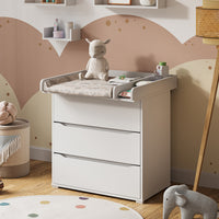 Vicco Accessorio per il fasciatoio Bianco 80 x 76 cm