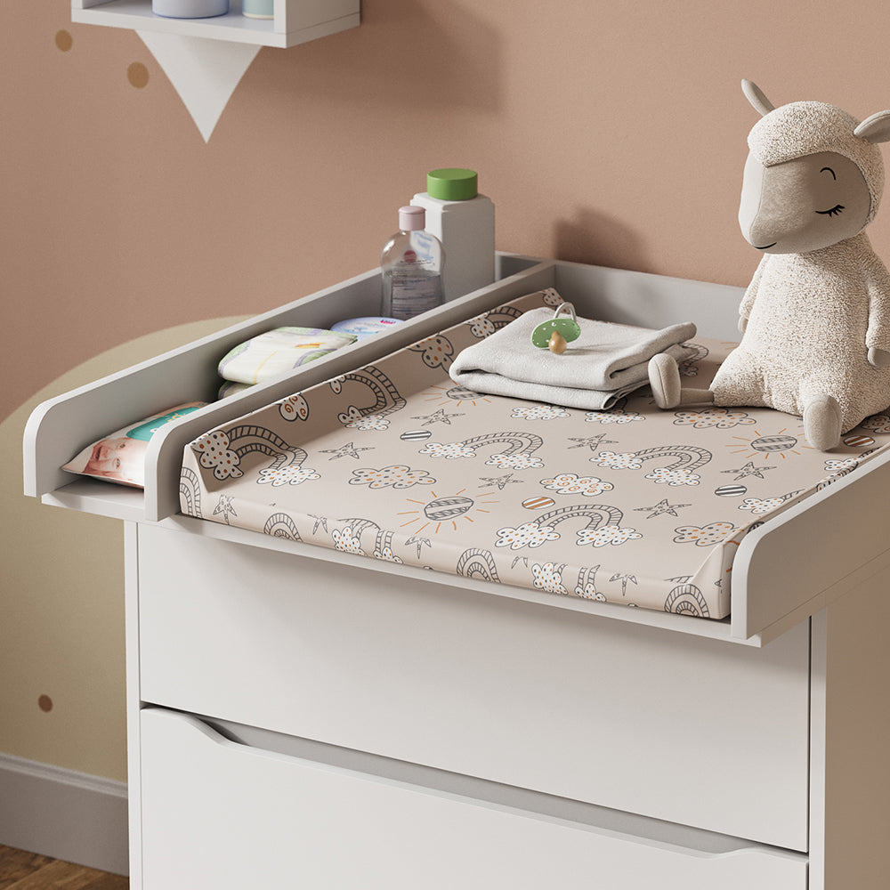 Vicco Accessorio per il fasciatoio Bianco 80 x 76 cm