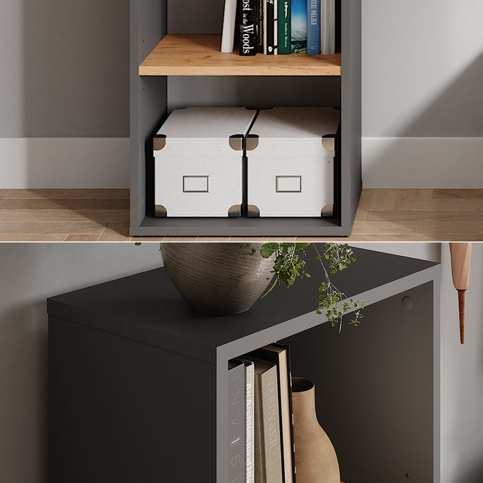 Vicco Scarpiera Antracite/quercia dorata 40 x 90.5 cm