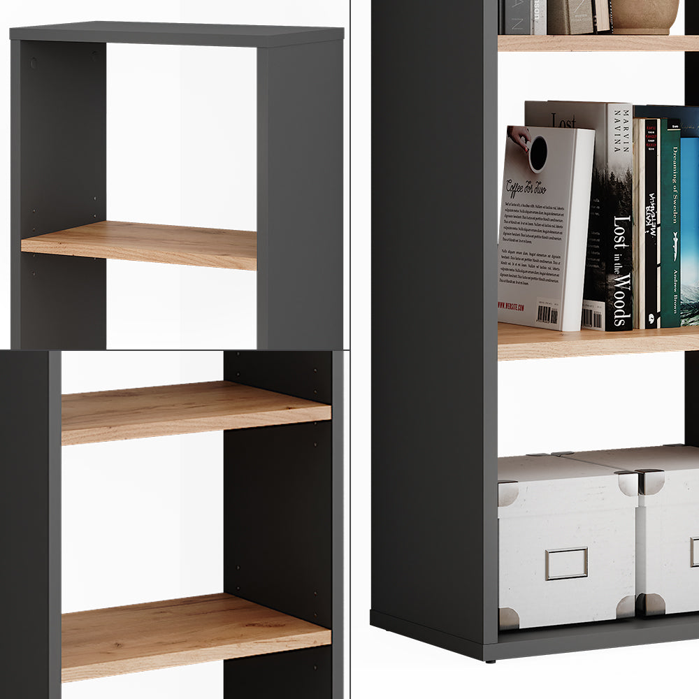 Vicco Scarpiera Antracite/quercia dorata 40 x 90.5 cm