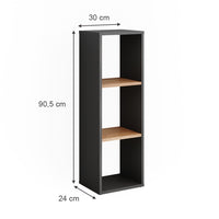 Vicco Scarpiera Antracite/quercia dorata 30 x 90.5 cm