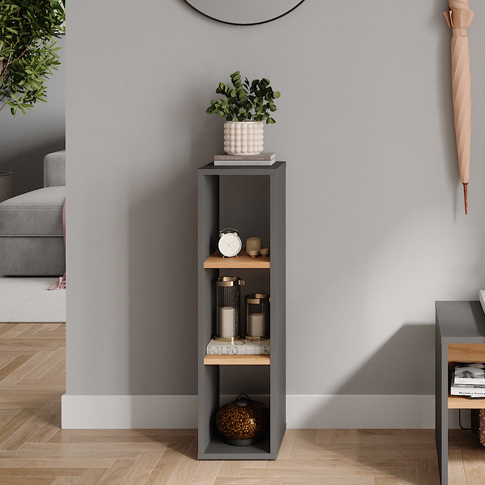 Vicco Scarpiera Antracite/quercia dorata 21.6 x 80.1 cm