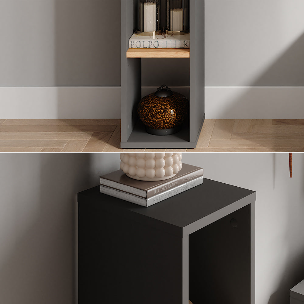 Vicco Scarpiera Antracite/quercia dorata 21.6 x 80.1 cm