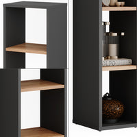 Vicco Scarpiera Antracite/quercia dorata 21.6 x 80.1 cm