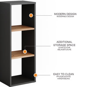Vicco Scarpiera Antracite/quercia dorata 30 x 80.1 cm