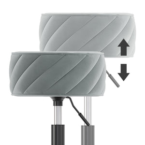 Vicco Sgabello Grigio 35 x 50.5 cm