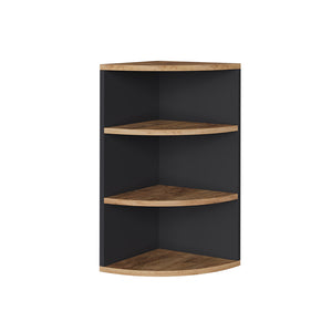 Vicco Scaffale angolare Antracite/quercia dorata 30 x 60 cm