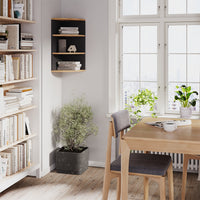 Vicco Scaffale angolare Antracite/quercia dorata 30 x 60 cm