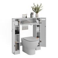 Vicco Armadietto per toilette Bianco 89 x 99 cm Distributore di carta igienica a destra e a sinistra