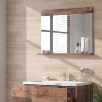 Vicco Specchio da bagno Oldstyle 80.1 x 62 cm con ripiano