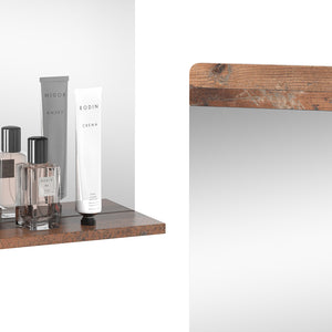 Vicco Specchio da bagno Oldstyle 80.1 x 62 cm con ripiano