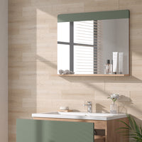 Vicco Specchio da bagno Goldkraft rovere/verde 80.1 x 62 cm con Aböage