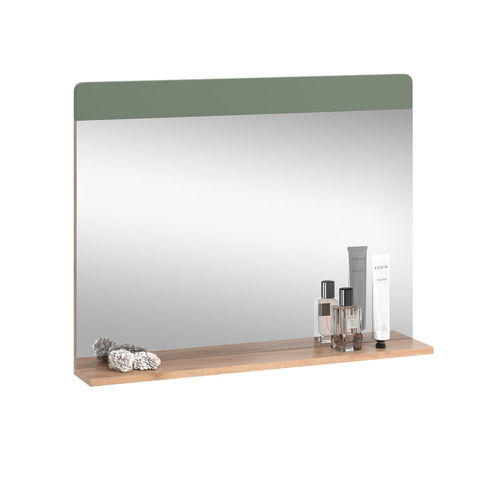 Vicco Specchio da bagno Goldkraft rovere/verde 80.1 x 62 cm con Aböage