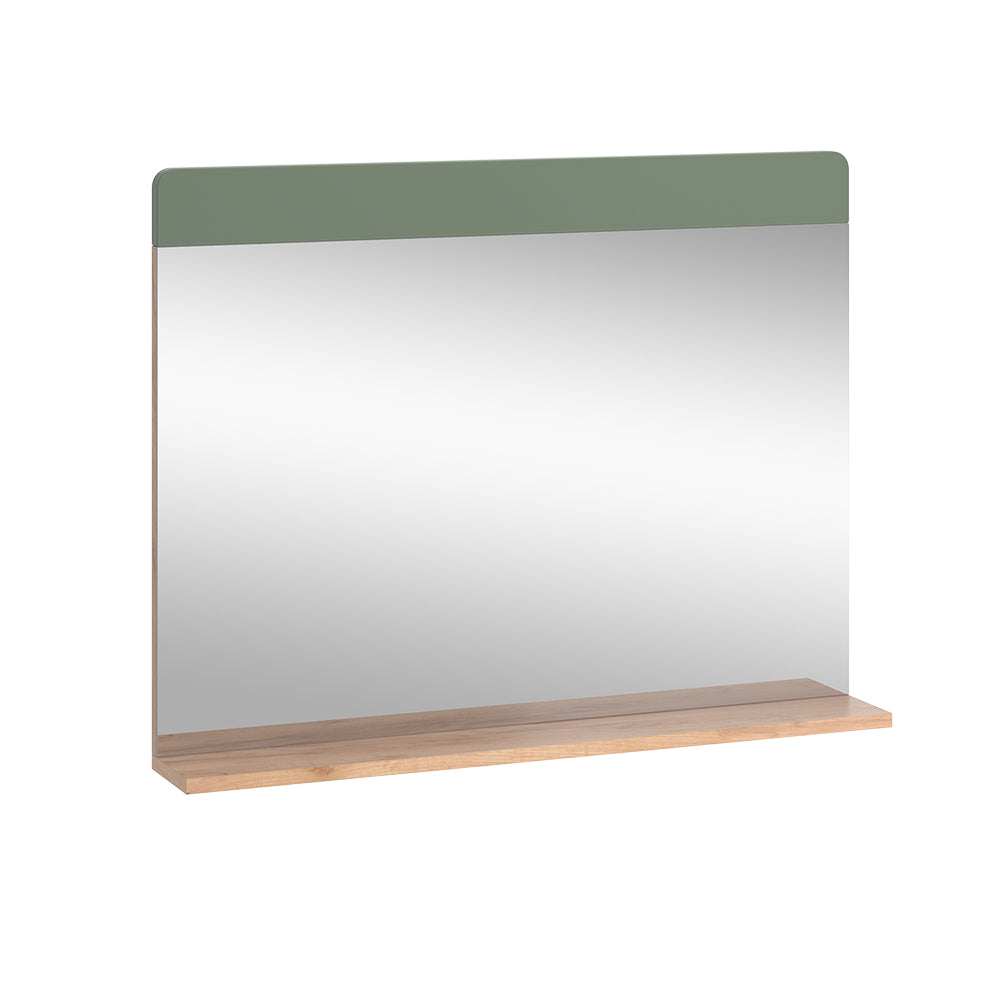 Vicco Specchio da bagno Goldkraft rovere/verde 80.1 x 62 cm con Aböage