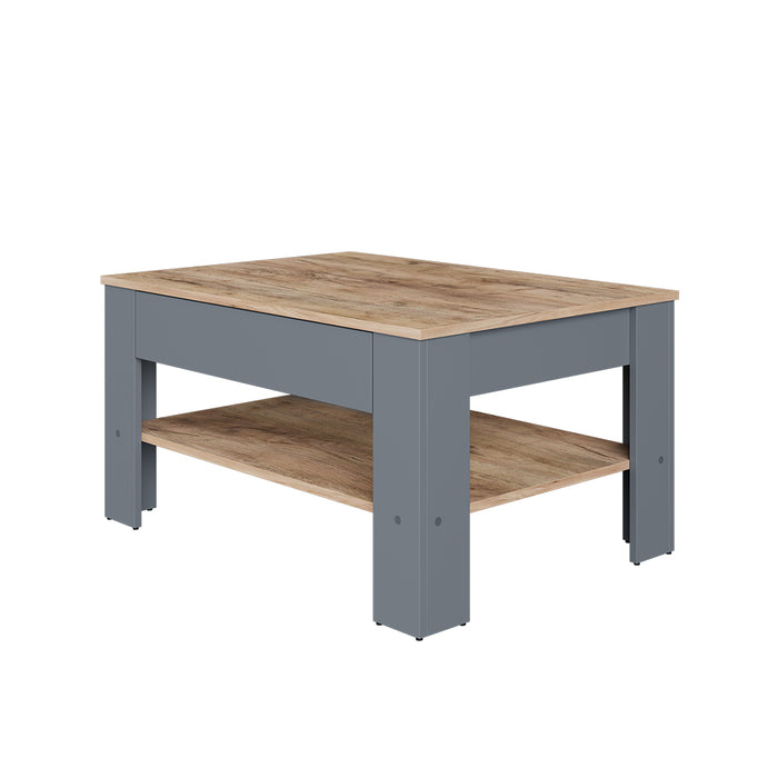 Vicco Tavolino Antracite/quercia dorata 92.2 x 65 cm