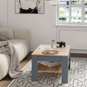 Vicco Tavolino Antracite/quercia dorata 92.2 x 65 cm