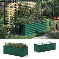 OK-Living Letto per orto rialzato Verde 180 x 90 cm