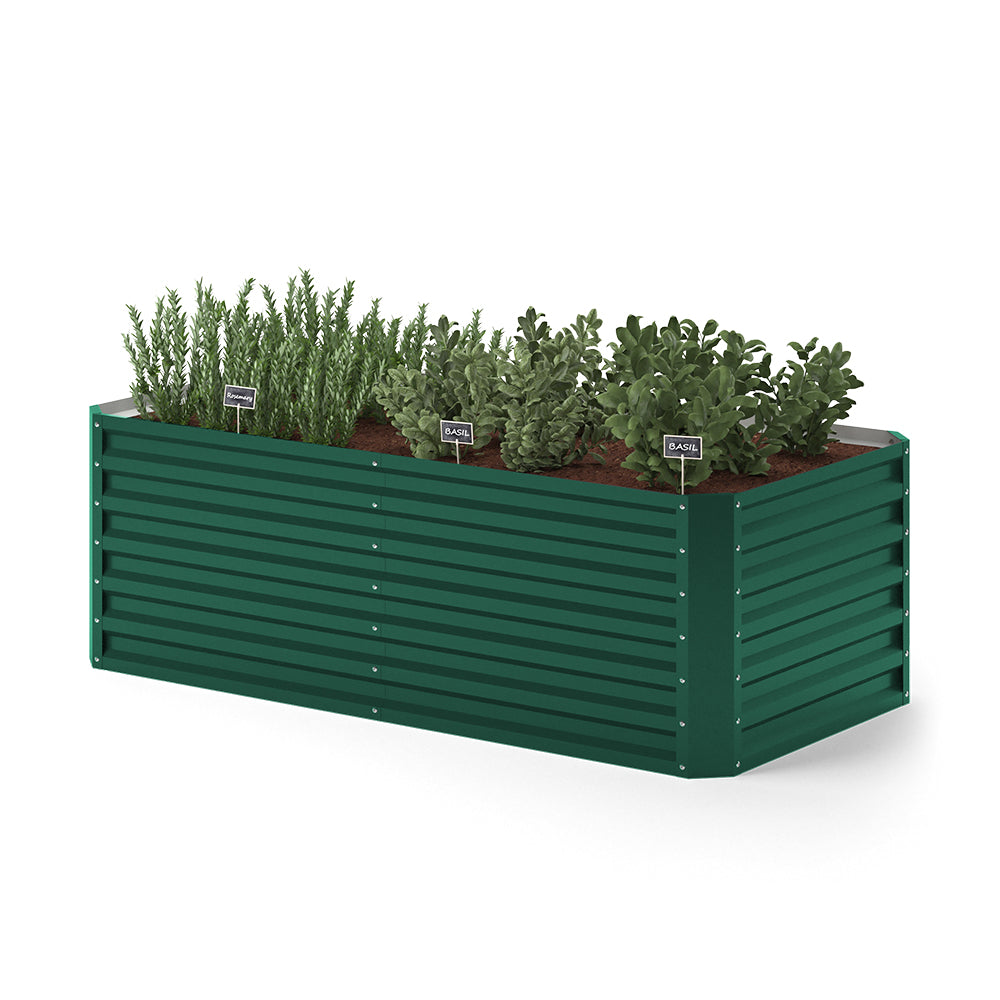 OK-Living Letto per orto rialzato Verde 180 x 90 cm