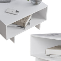 Vicco Tavolino da salotto Bianco 60 x 60 cm