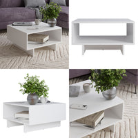 Vicco Tavolino da salotto Bianco 60 x 60 cm