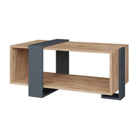 Vicco Tavolino Antracite/quercia dorata 91.5 x 52 cm