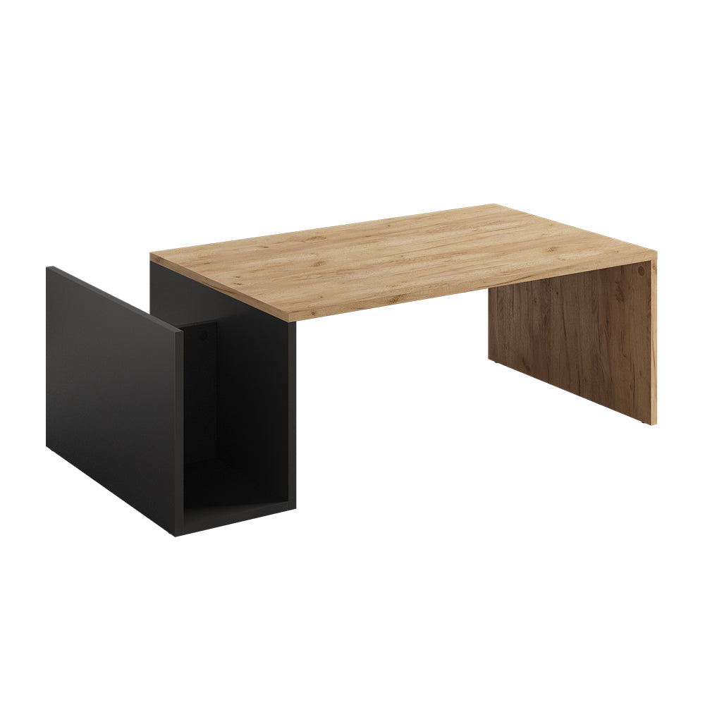 Vicco Tavolino Quercia dorata/antracite 100 x 50 cm