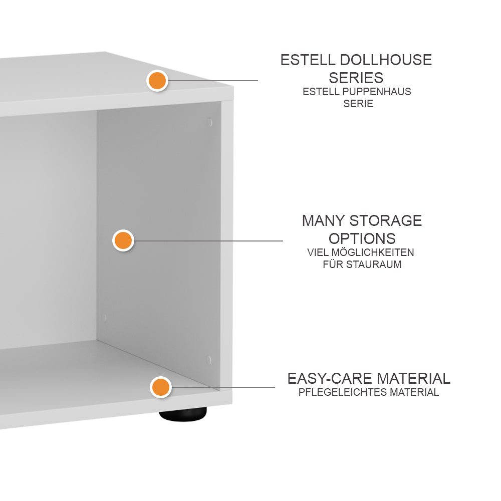 Vicco Scaffale per bambini Bianco 36.4 x 38.2 cm 1 scomparto