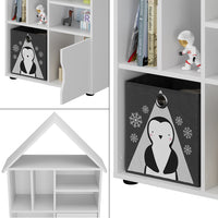 Vicco Scaffale per bambini Bianco 71 x 112.2 cm