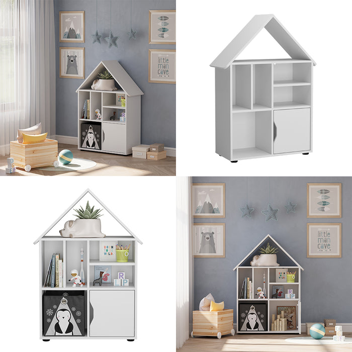 Vicco Scaffale per bambini Bianco 71 x 112.2 cm