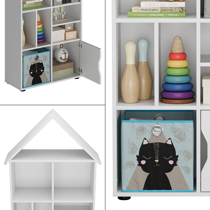 Vicco Scaffale per bambini Bianco 71 x 148.4 cm