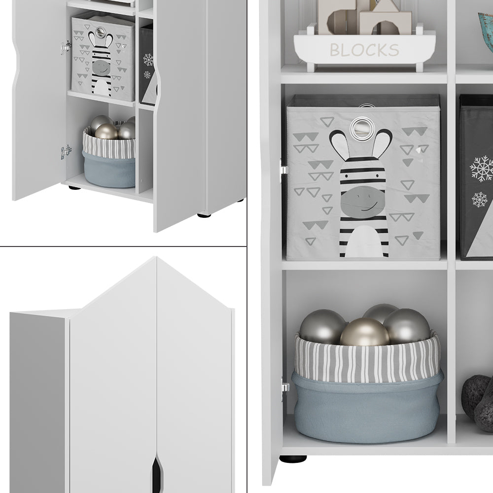 Vicco Scaffale per bambini Bianco 71 x 140.4 cm