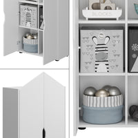 Vicco Scaffale per bambini Bianco 71 x 140.4 cm