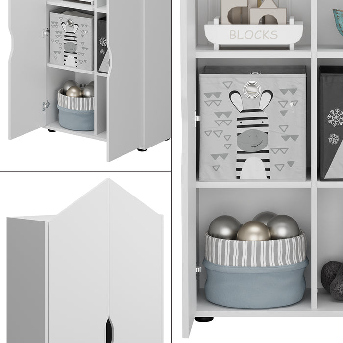 Vicco Scaffale per bambini Bianco 71 x 140.4 cm