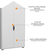 Vicco Scaffale per bambini Bianco 71 x 140.4 cm