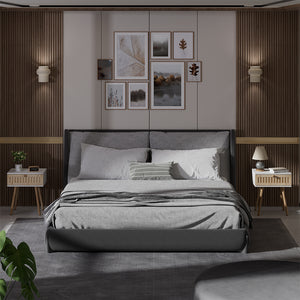 Vicco Comodino Bianco/pino 40 x 47 cm Set di 2