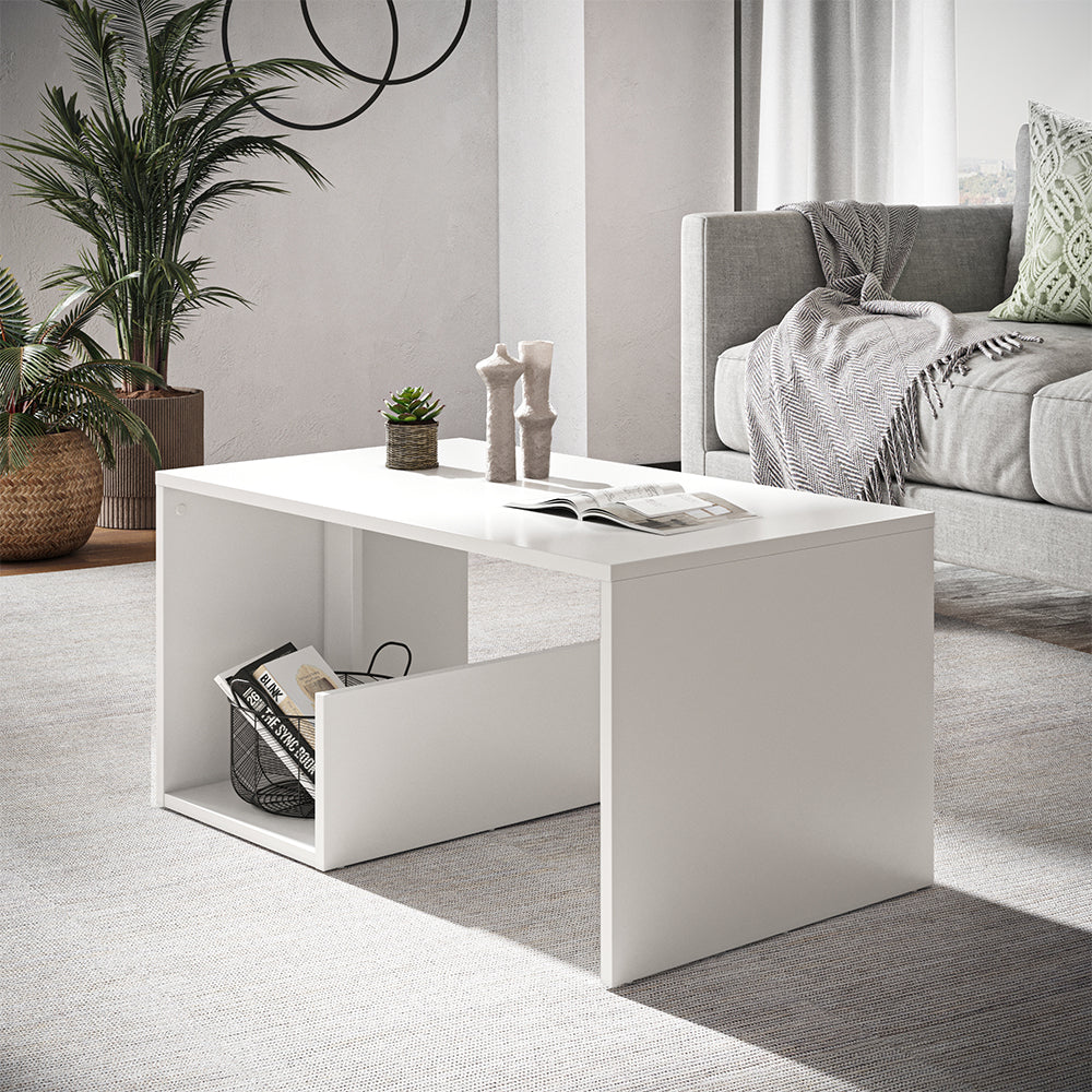 Vicco Tavolino Bianco 80 x 46.6 cm