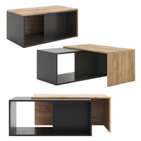 Vicco Tavolino da salotto Antracite/quercia dorata 90 x 48 cm