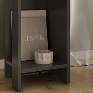 Vicco Comodino Antracite 27 x 60 cm Set di 2