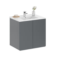 Vicco Mobiletto per lavabo Grigio