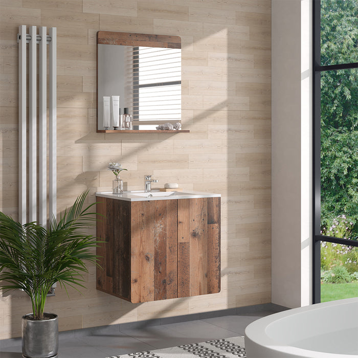 Vicco Set di mobili da bagno Oldstyle 2 pezzi