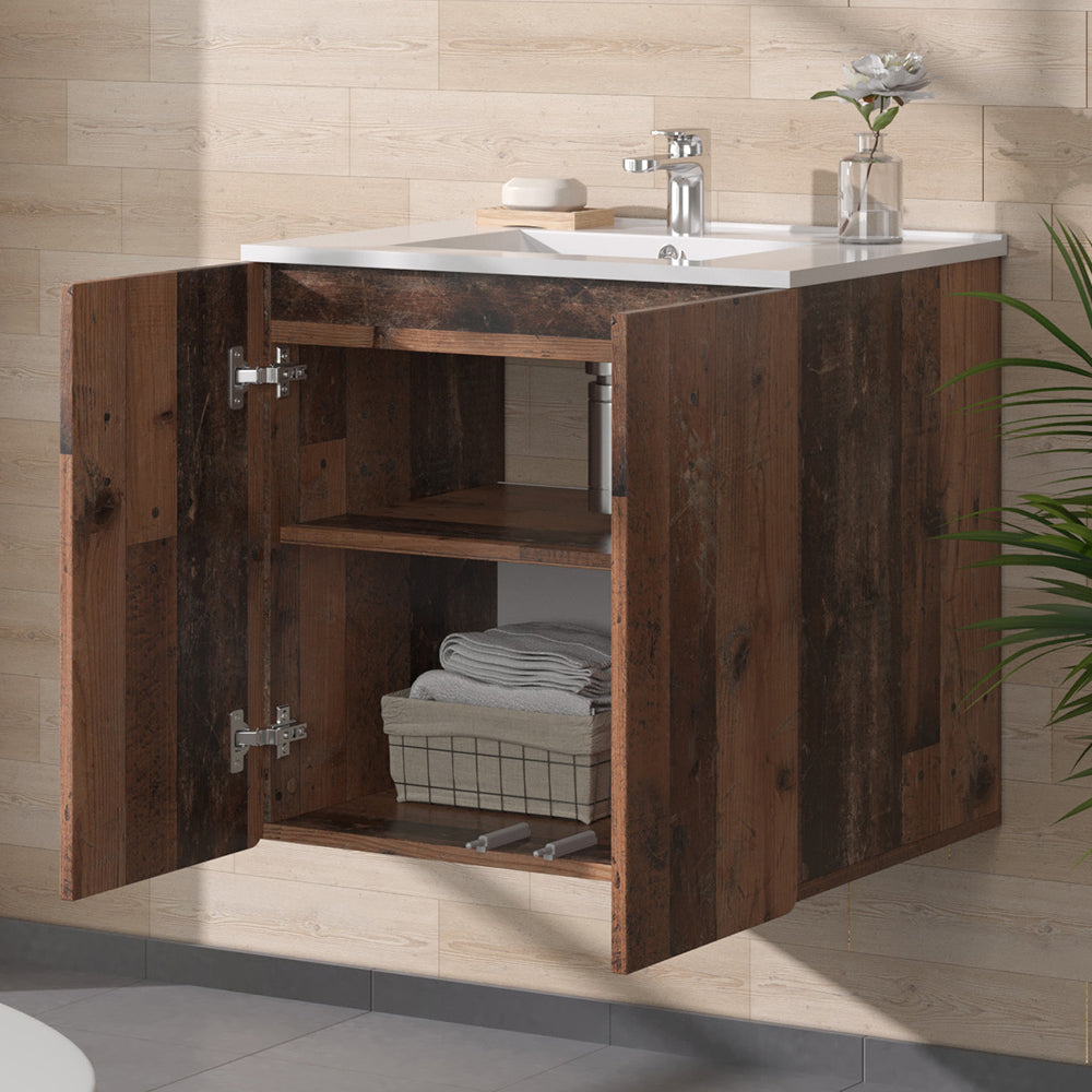 Vicco Set di mobili da bagno Oldstyle 2 pezzi